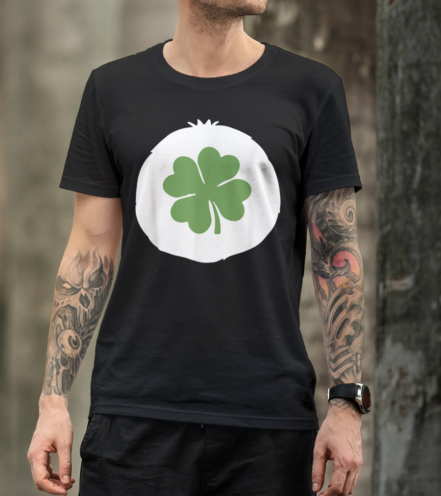 Bear Costume Funny Good Luck Clover Bear T-Shirt