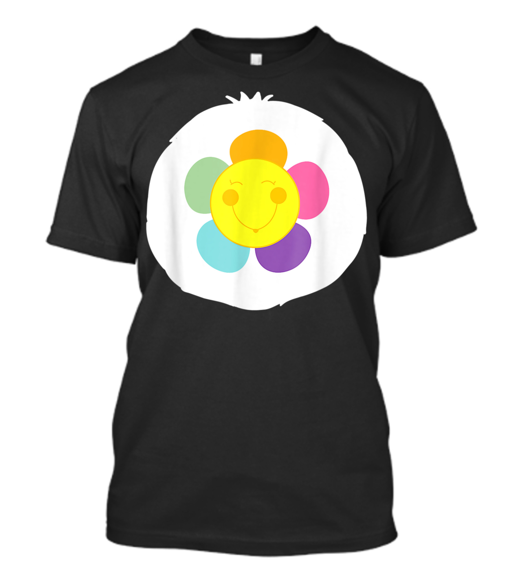 Bear Costume Funny Harmony Smiling Flower T-Shirt