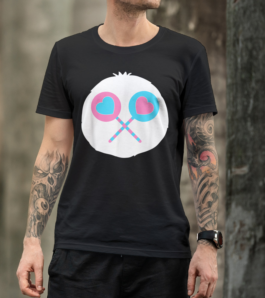 Bear Costume Funny Share For Bear Lollipop Heart T-Shirt