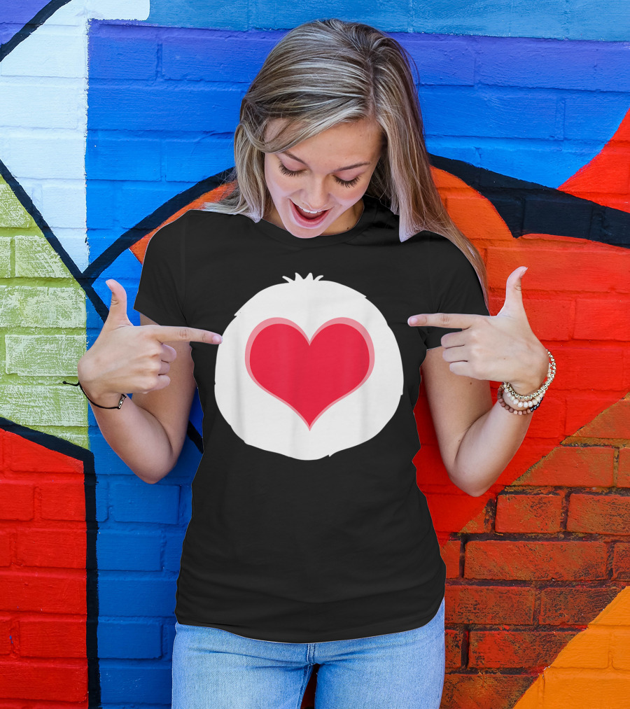 Tenderheart Bear Costume Funny Red Heart T-Shirt