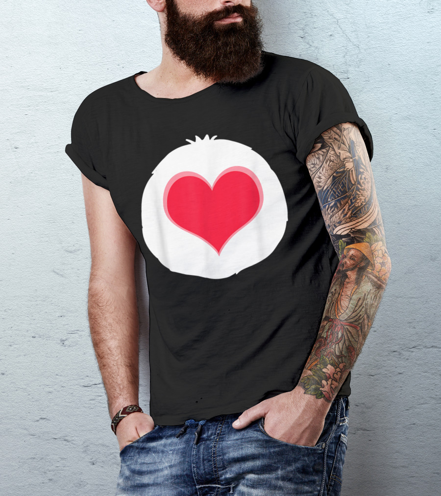 Tenderheart Bear Costume Funny Red Heart T-Shirt