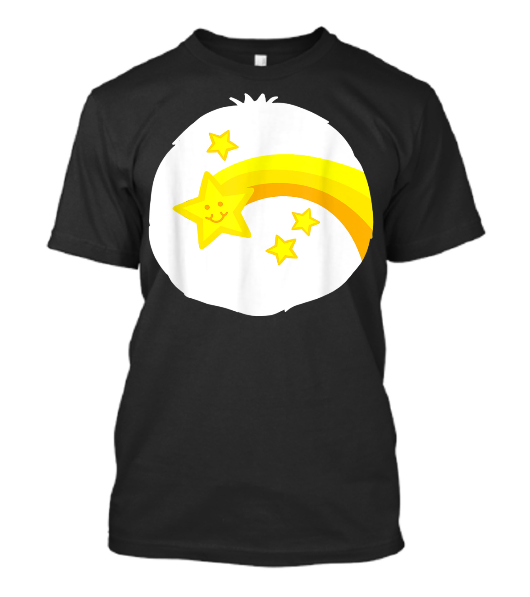 Bear Costume Funny Wish For Bear Stars And Rainbow Smiley Star T-Shirt