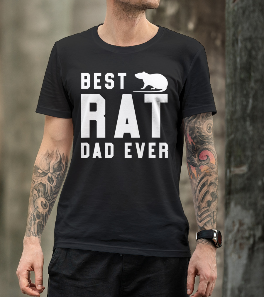 Best Rat Dad Ever Men's Funny Pet Dad Gift Favorite Father T-Shirt
