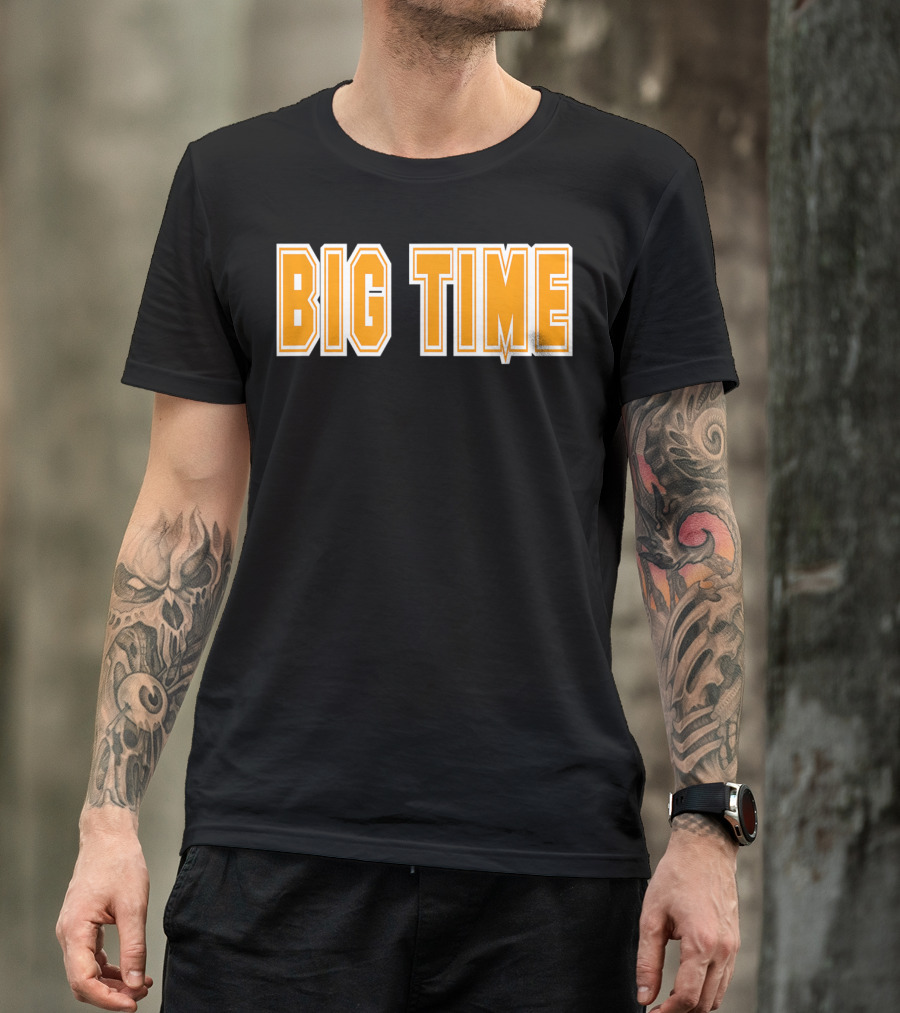 Big Time Orange Bold Lettering Classic T-Shirt
