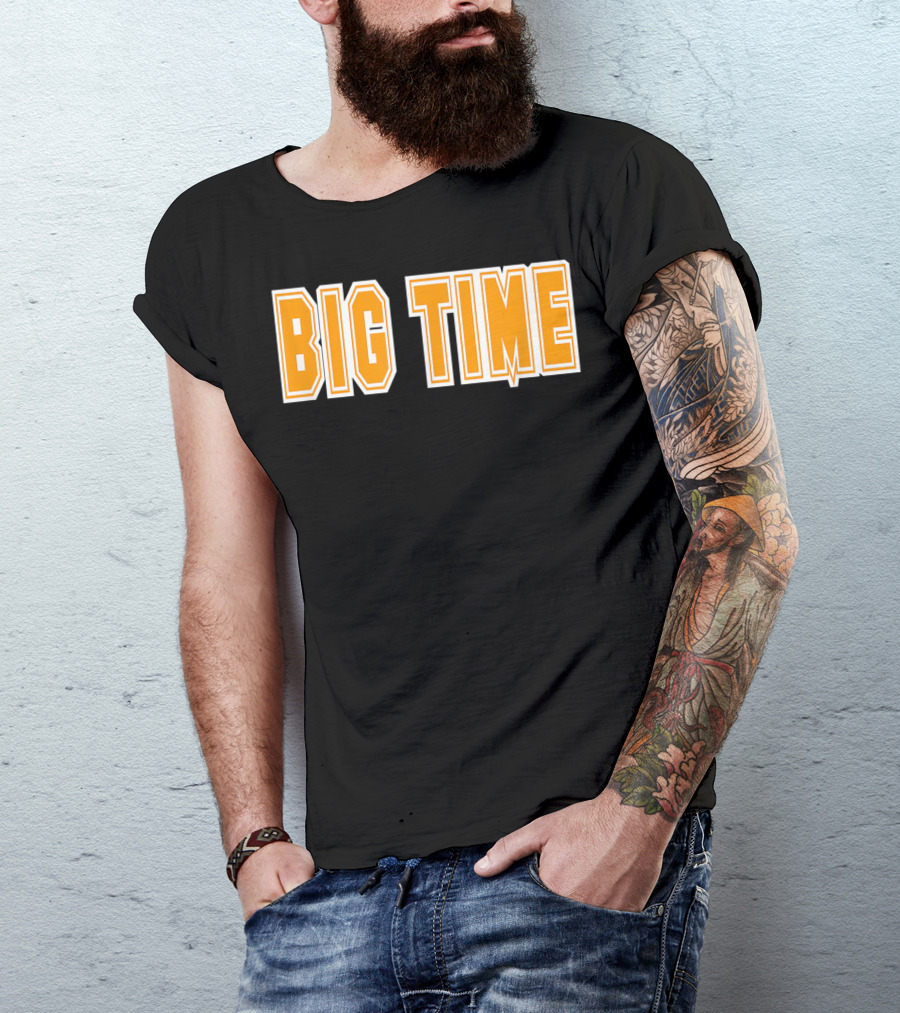 Big Time Orange Bold Lettering Classic T-Shirt