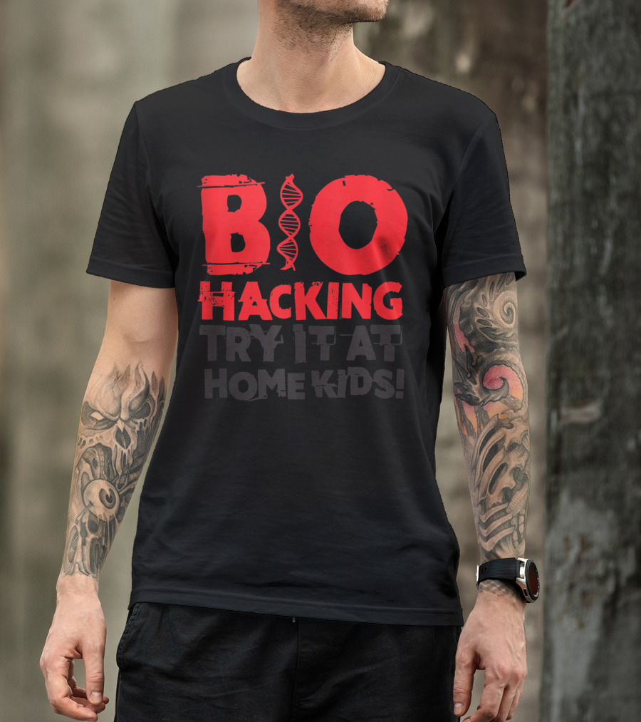 BIOHACKING DNA TRY IT AT HOME KIDS T-Shirt