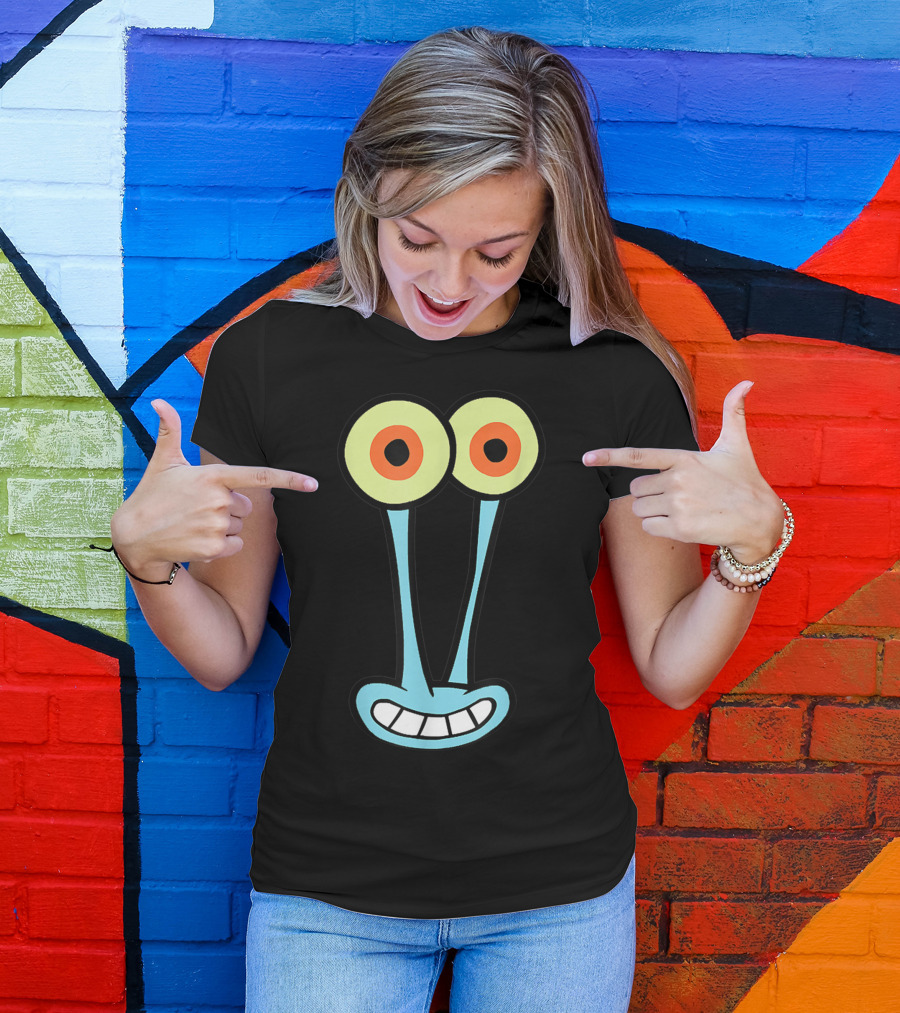 Birthday Gary Funny Snail Face Cartoon Iconic Eyes T-Shirt