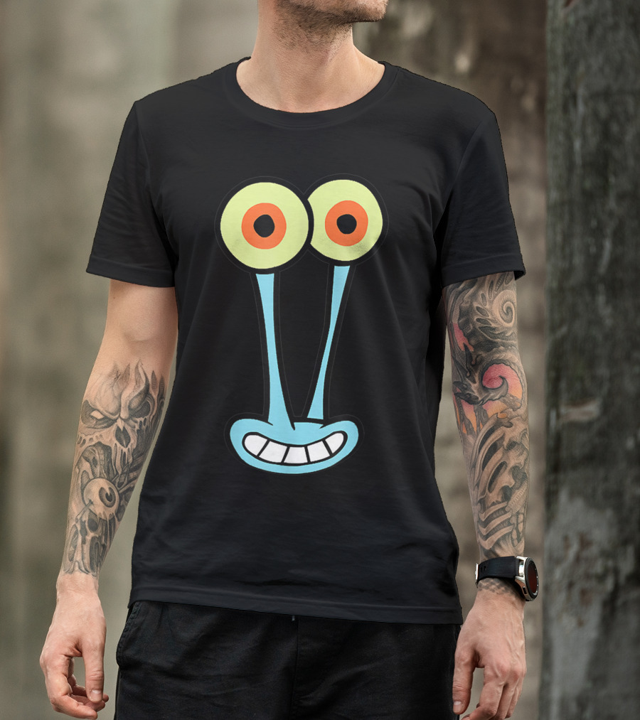 Birthday Gary Funny Snail Face Cartoon Iconic Eyes T-Shirt