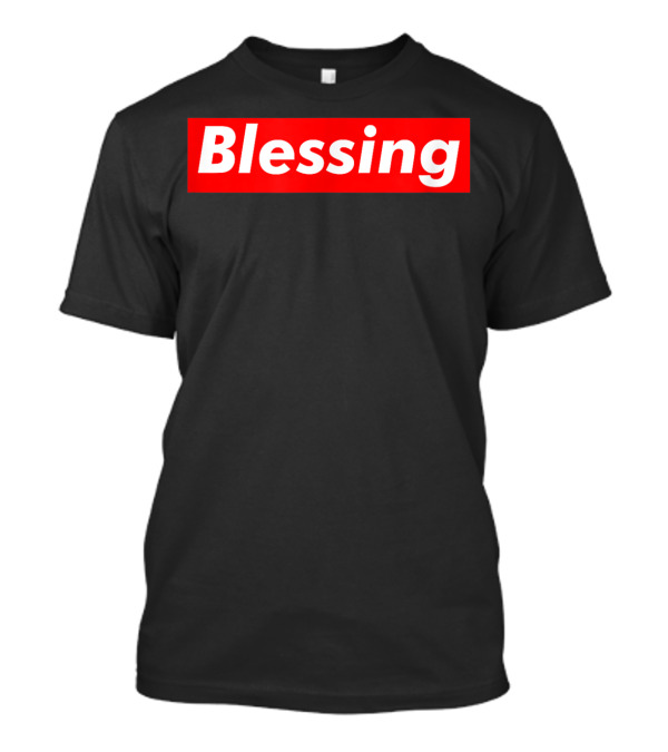 Blessing You In Disguise Red Block T-Shirt