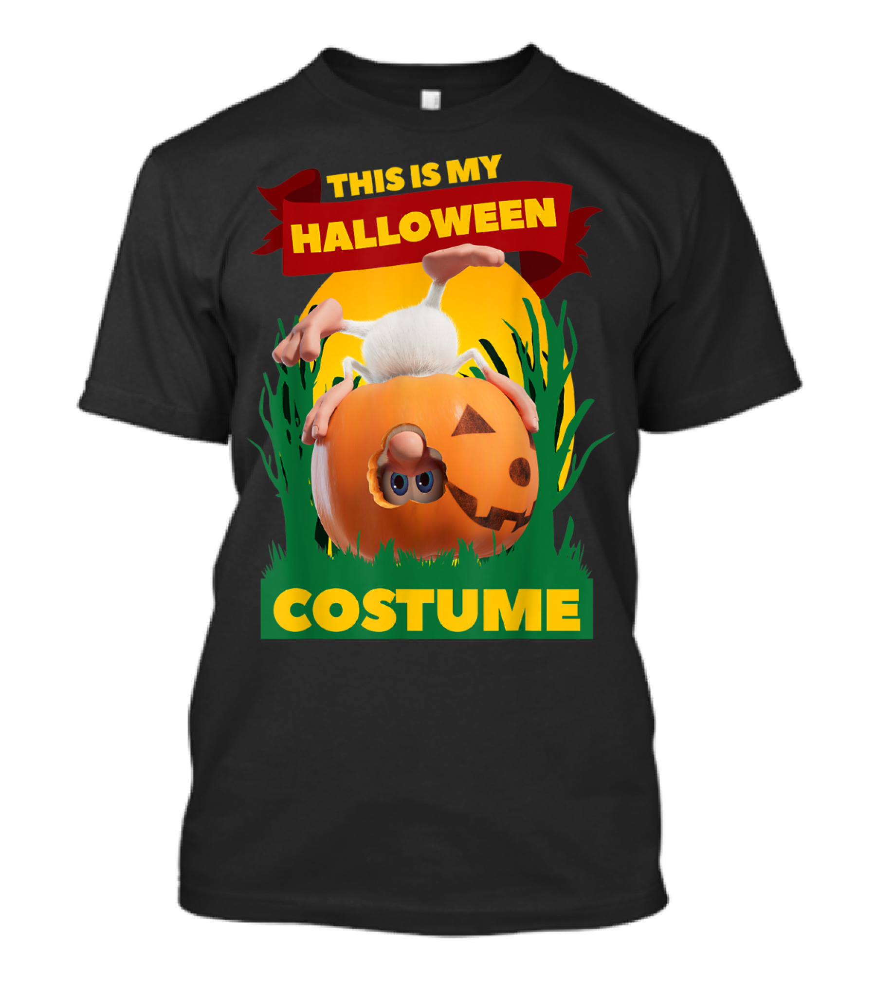 This Is My Halloween Costume Booba Pumpkin Character T-Shirt