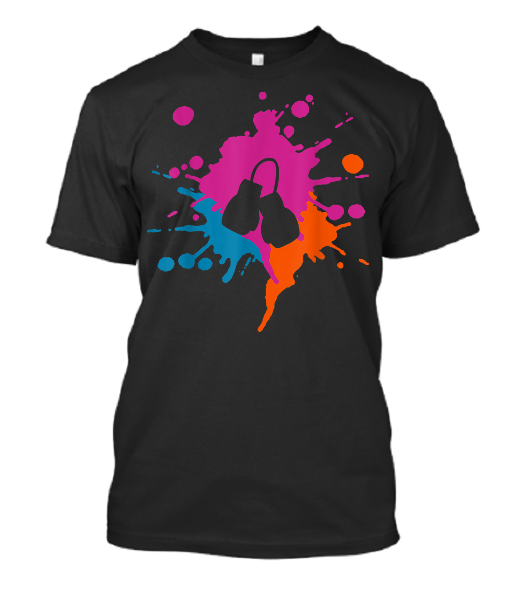 Boxing Splash Vibrant Colorful Hobby And Sport Concept T-Shirt