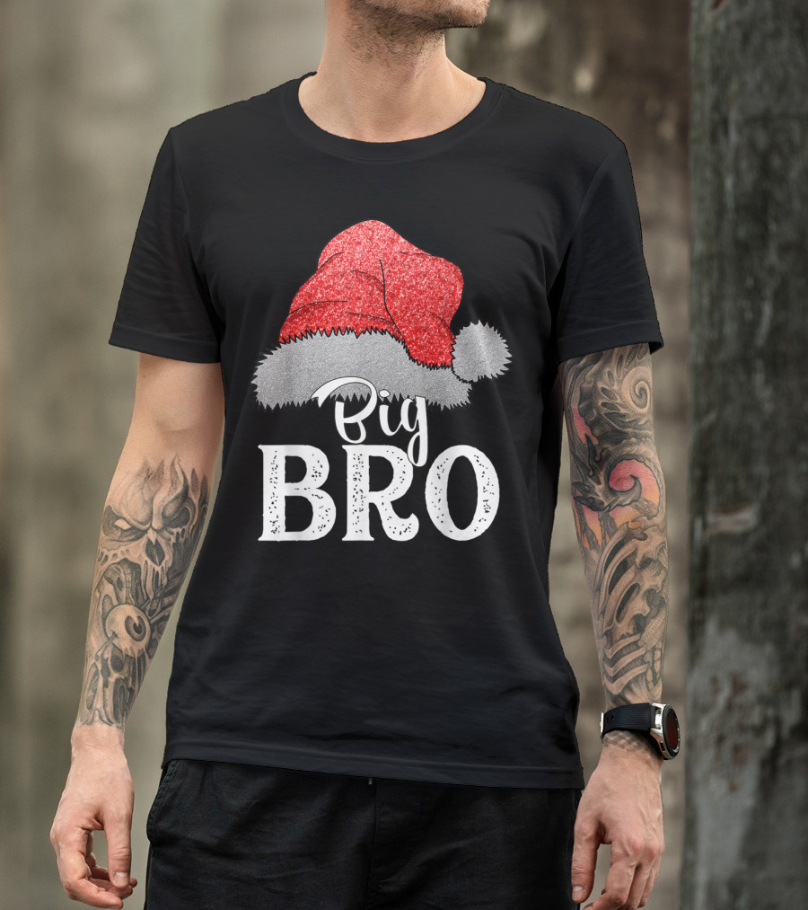 Big Bro Santa Hat T-Shirt