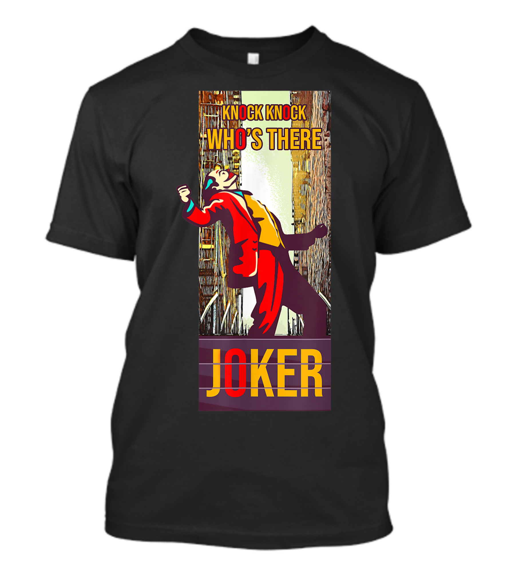 Knock Knock Who's There Joker T-Shirt
