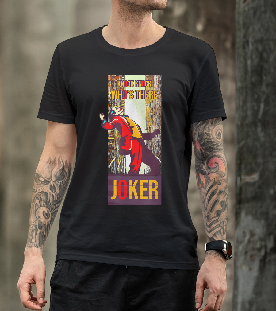 Knock Knock Who's There Joker T-Shirt