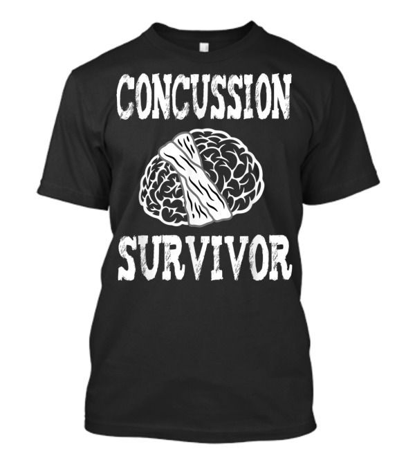 Concussion Survivor Brain Bandage Resilient Mind T-Shirt