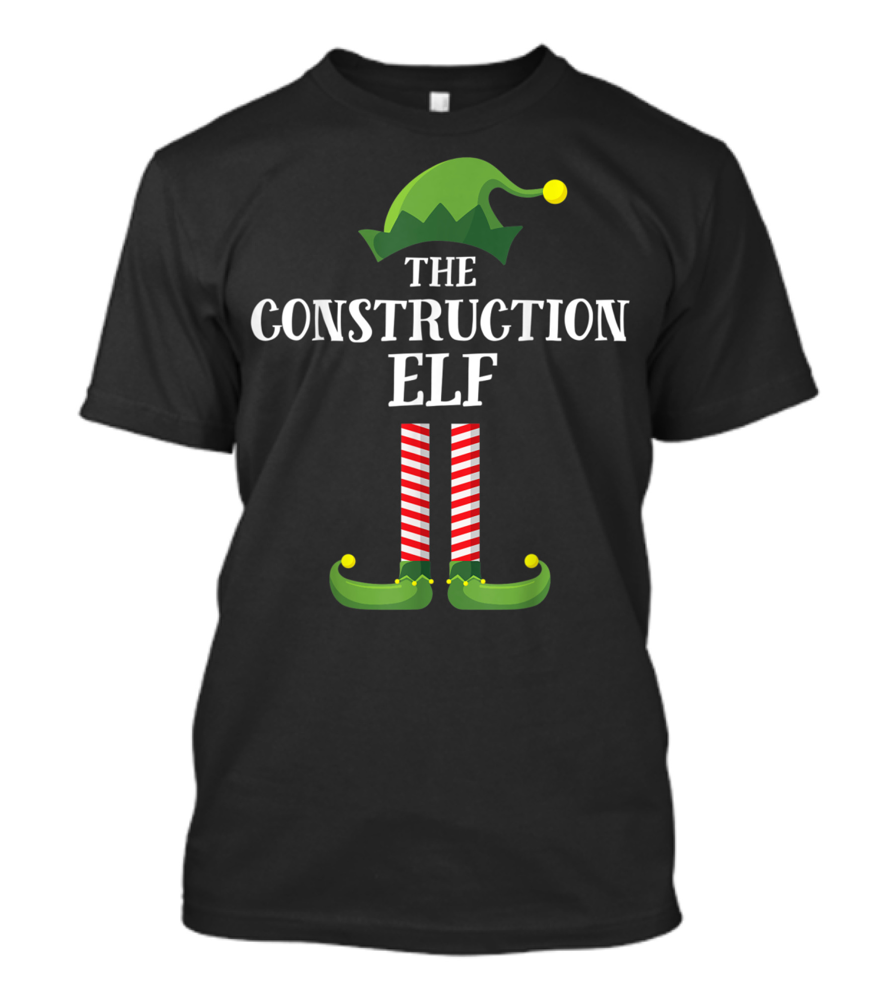 THE CONSTRUCTION ELF Matching Family Group T-Shirt