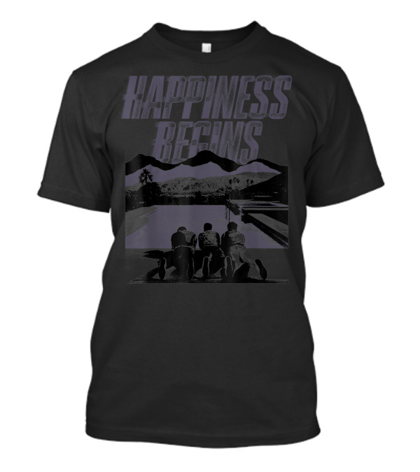 Happiness Begins Cool Brothers Fans T-Shirt