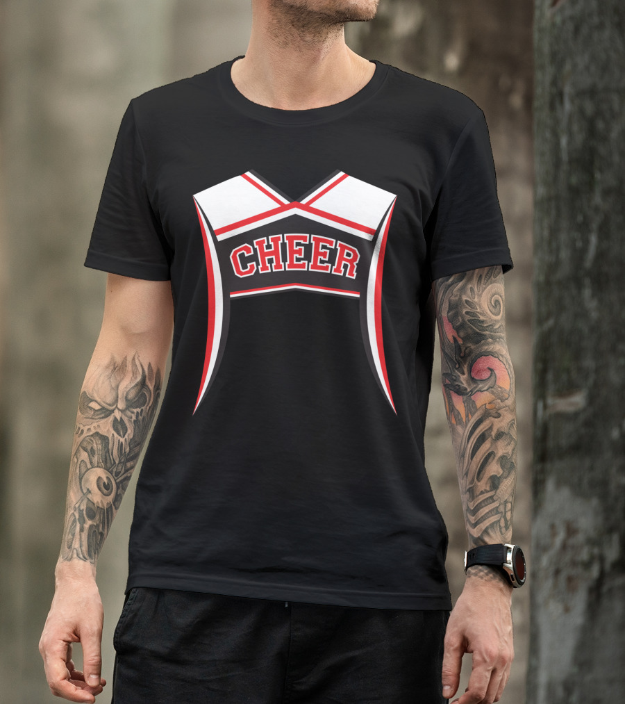 Cheerleader Uniform Costume For Cool Halloween Fans T-Shirt