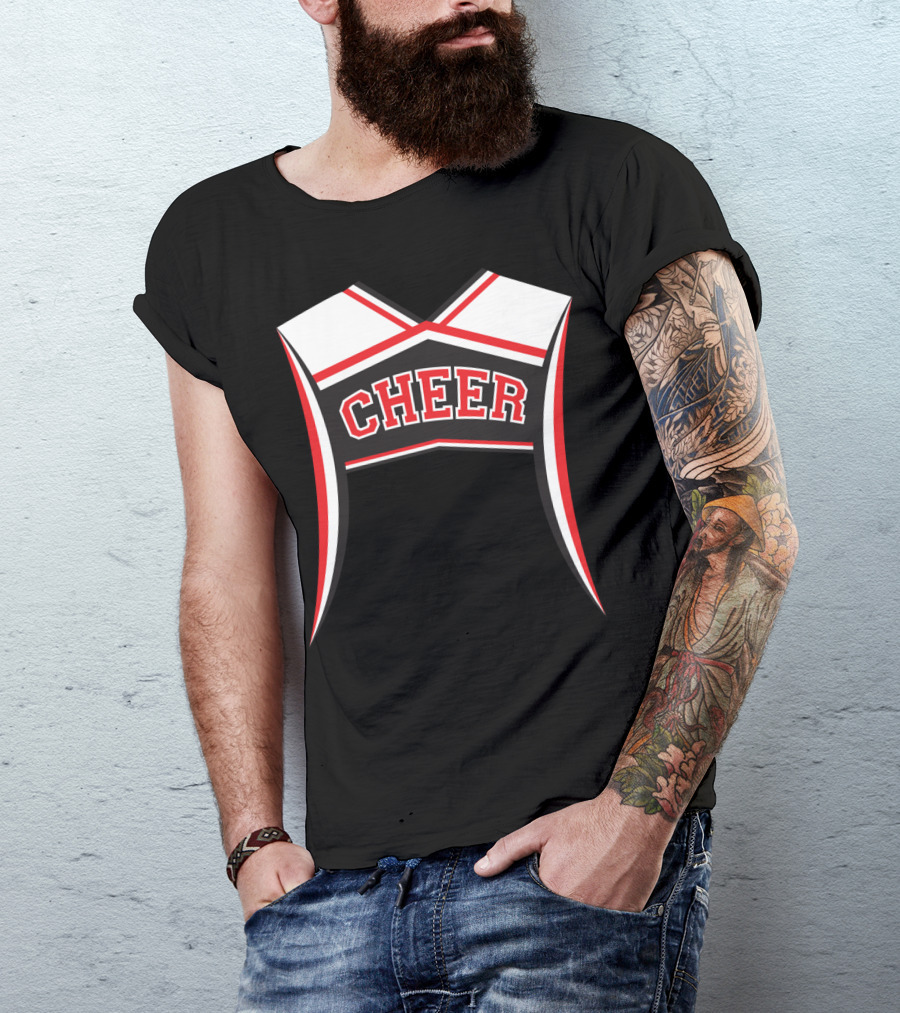 Cheerleader Uniform Costume For Cool Halloween Fans T-Shirt