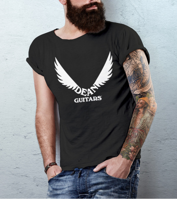 Dean Guitars Logo With Winged T-Shirt