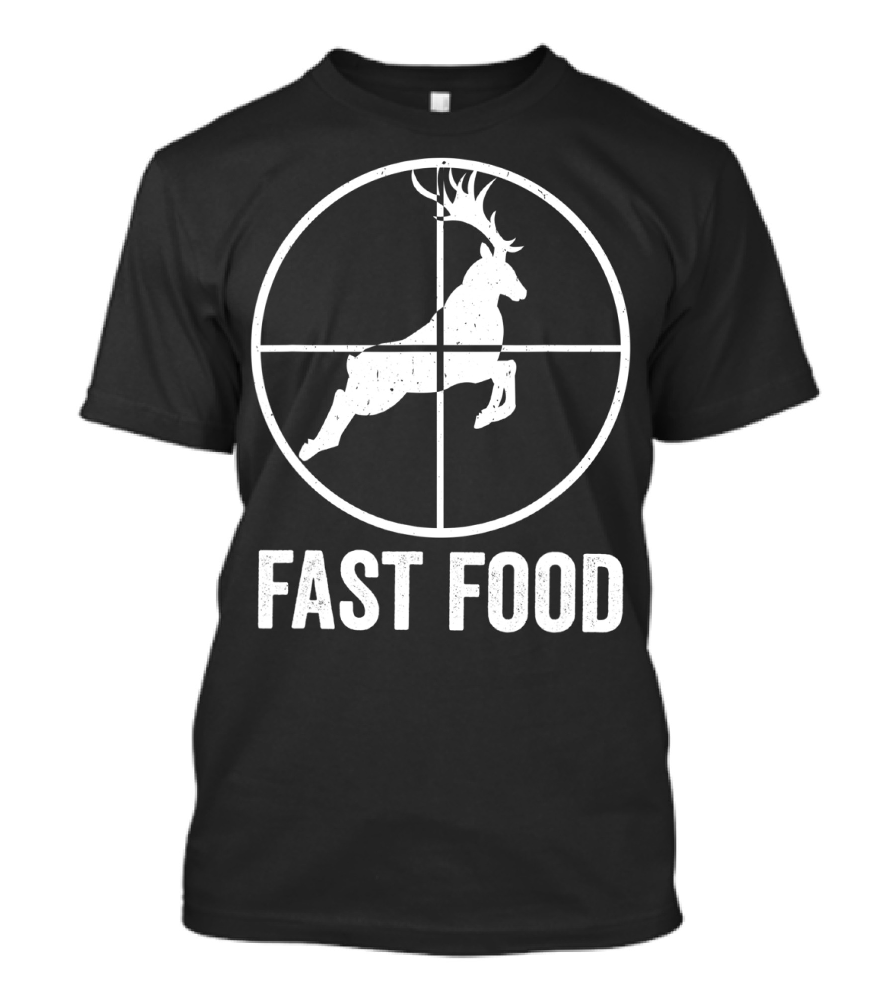 Deer Bow Hunting Fast Food Fun Hunter Targeting Adventure T-Shirt