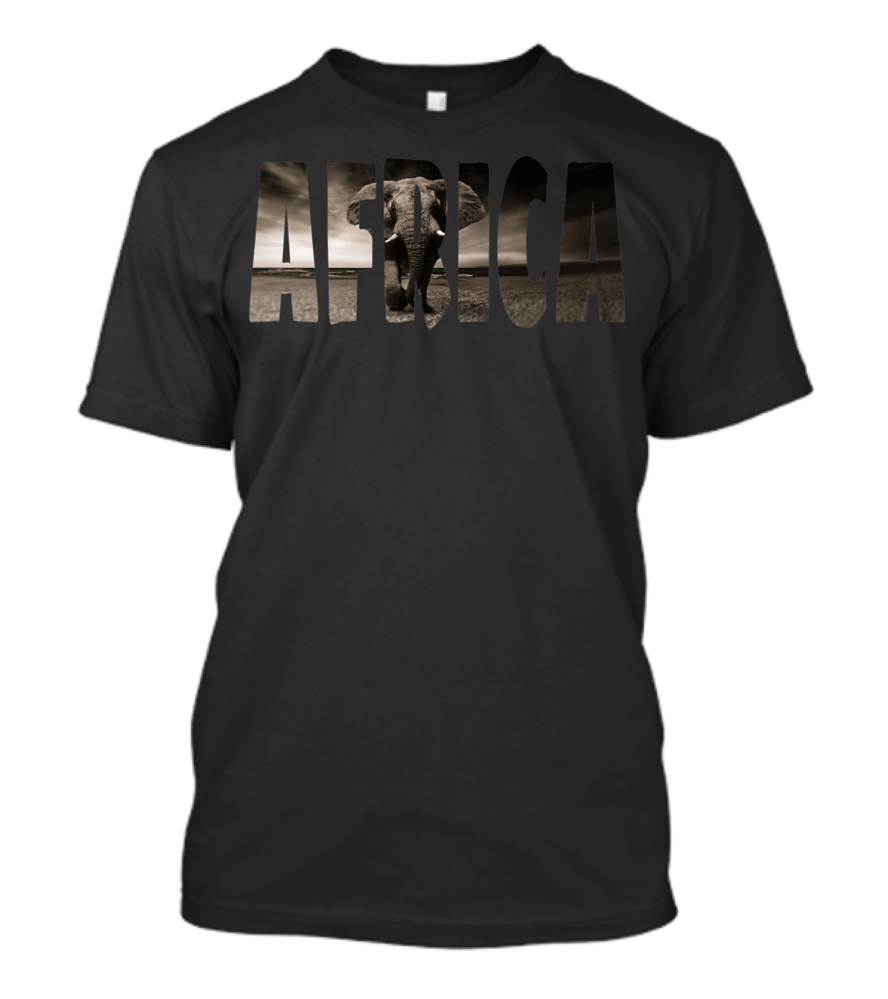 Africa Animals Safari Elephant Family T-Shirt