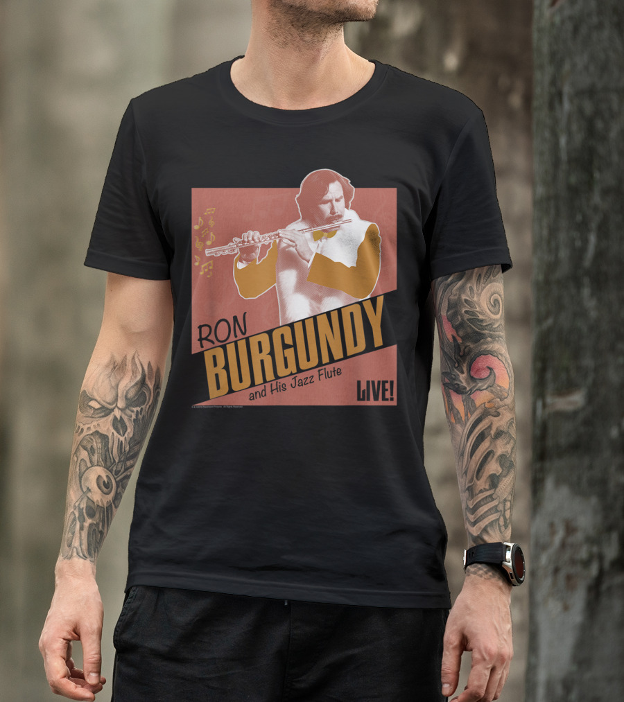 Ron Burgundy And His Jazz Flute Live T-Shirt