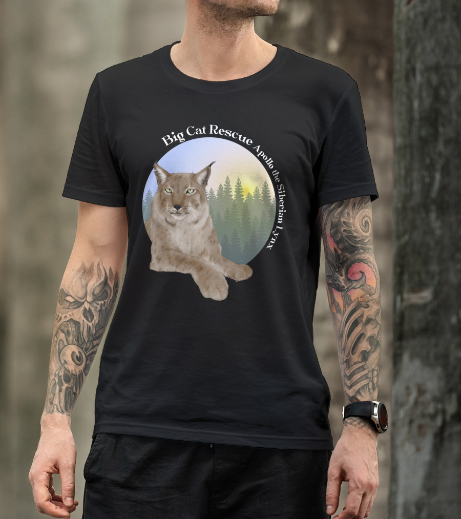 Big Cat Rescue Apollo The Siberian Lynx T-Shirt