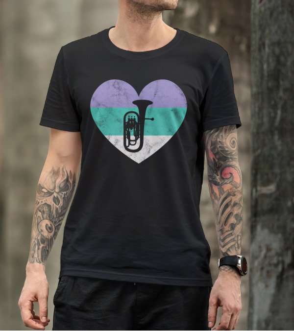 Pride Heart Baritone Ns Girls T-Shirt