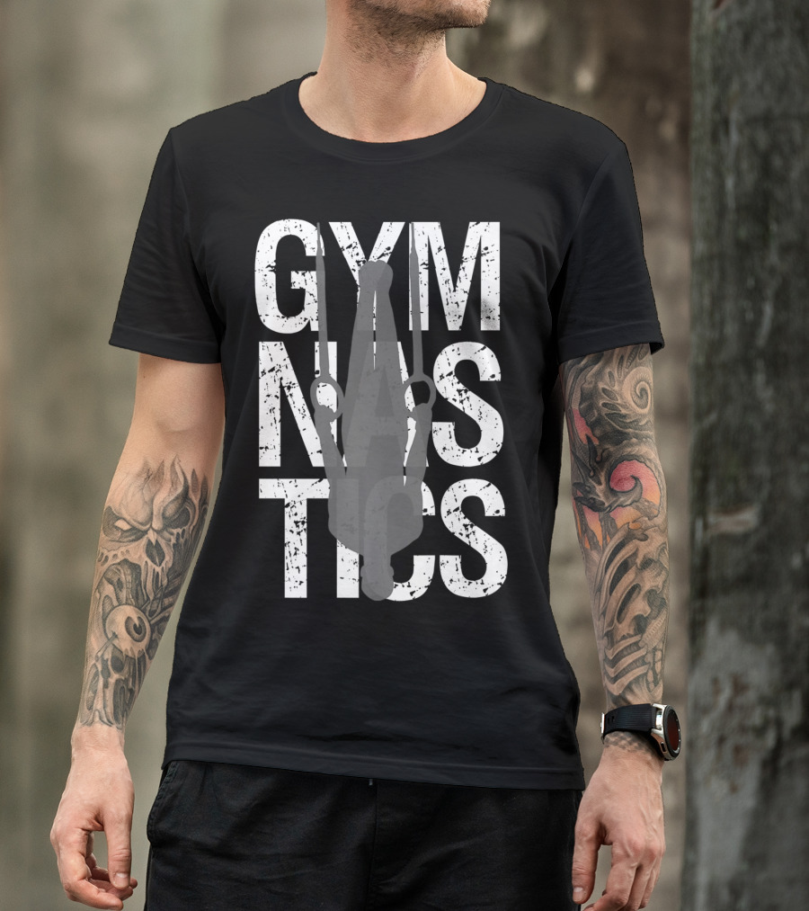 Boys Gymnastics Male Gymnast Rings Vault Floor Gymnastics T-Shirt