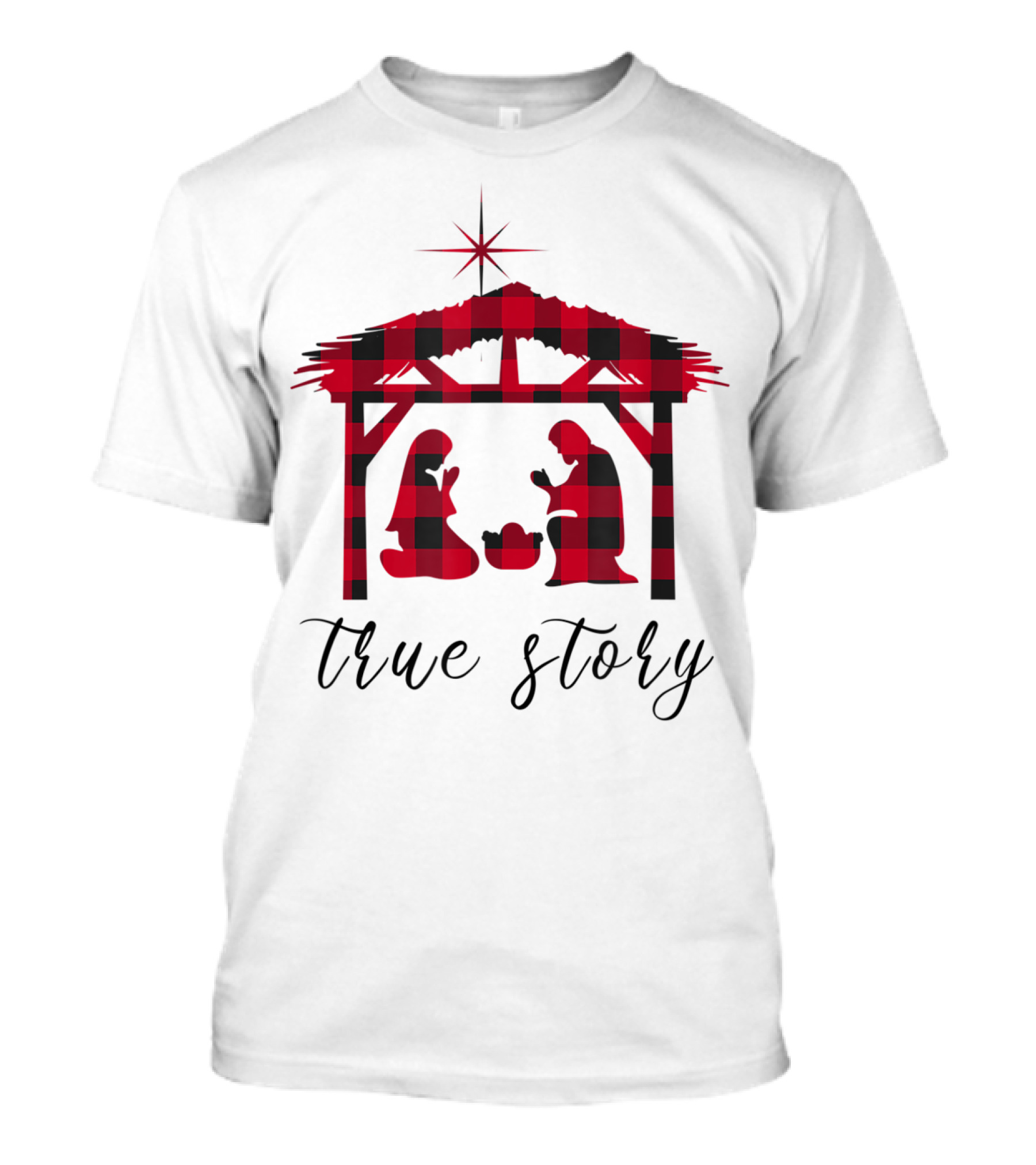 True Story Christmas Nativity Jesus Birth T-Shirt