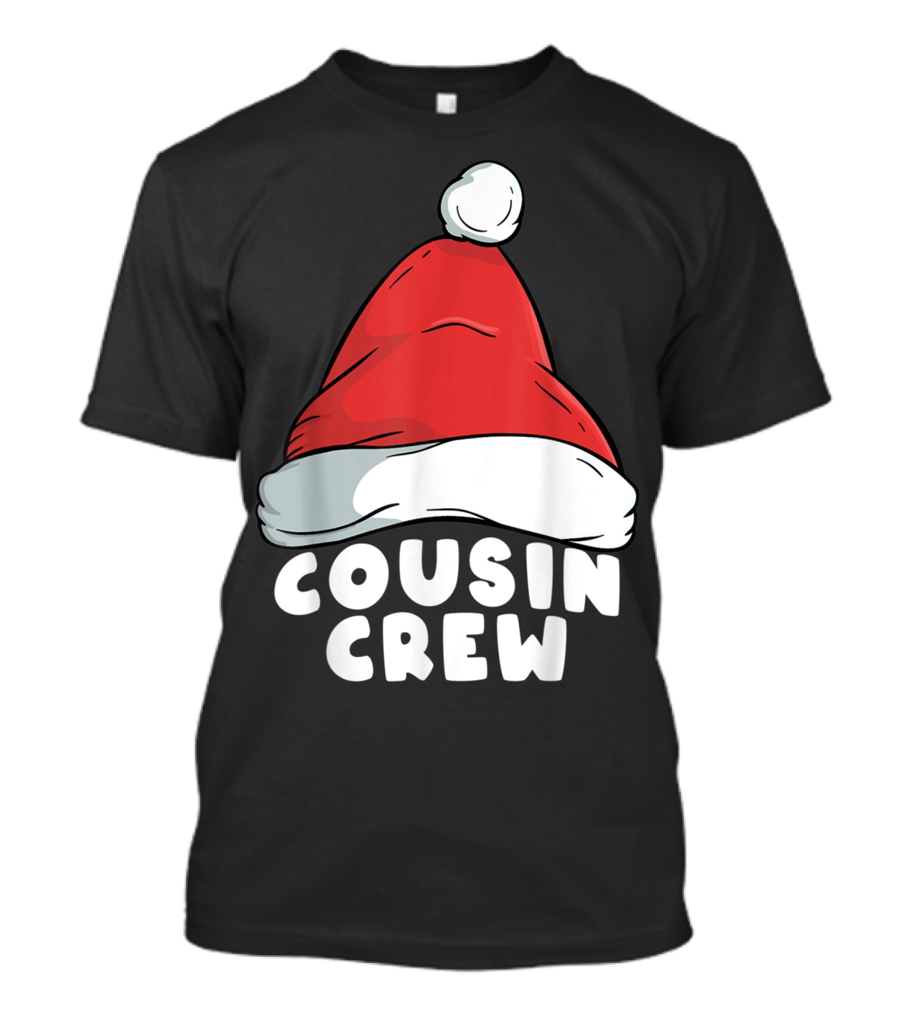 Cousin Crew Christmas Santa Hat T-Shirt
