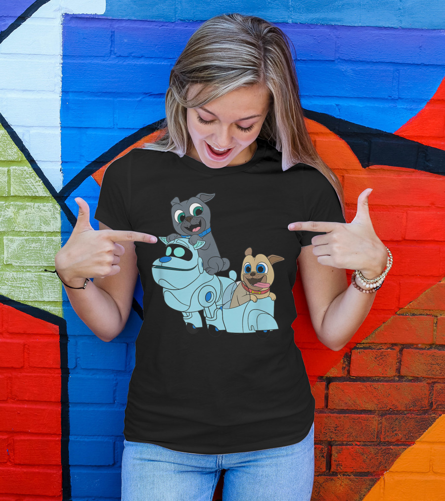 Disney Puppy Dog Pals Bingo And Rolly On ARF Adventure T-Shirt