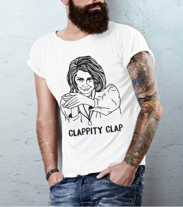 Clappity Clap Antitrump Nancy Pelosi Sotu T-Shirt