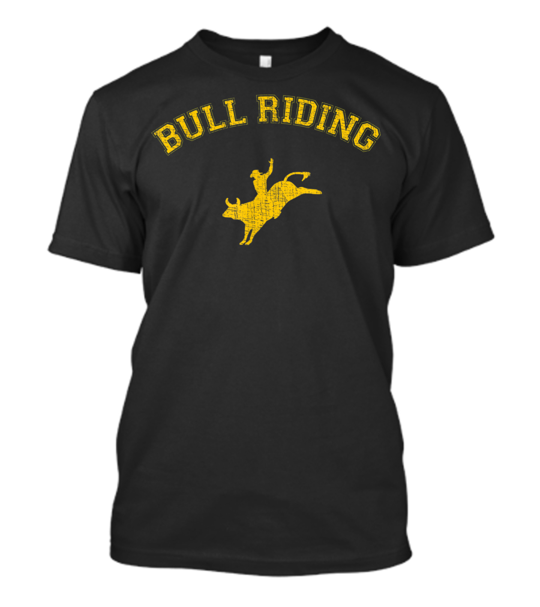 Classic Collegestyle Bull Riding Vintage Rodeo T-Shirt