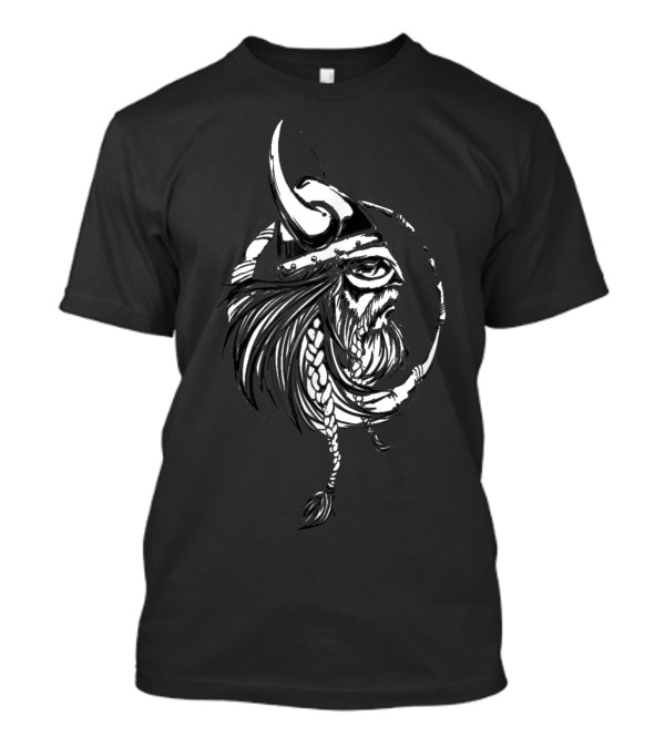 Vintage Classic Cool Odin Viking Valhalla Warrior T-Shirt