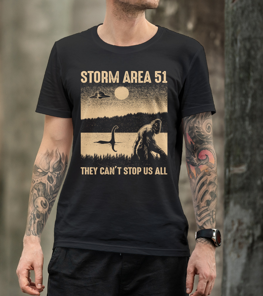 STORM AREA 51 THEY CAN'T STOP US ALL T-Shirt