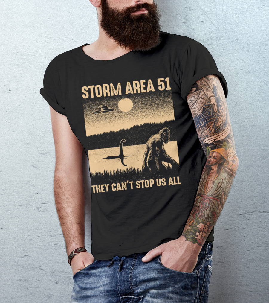 STORM AREA 51 THEY CAN'T STOP US ALL T-Shirt