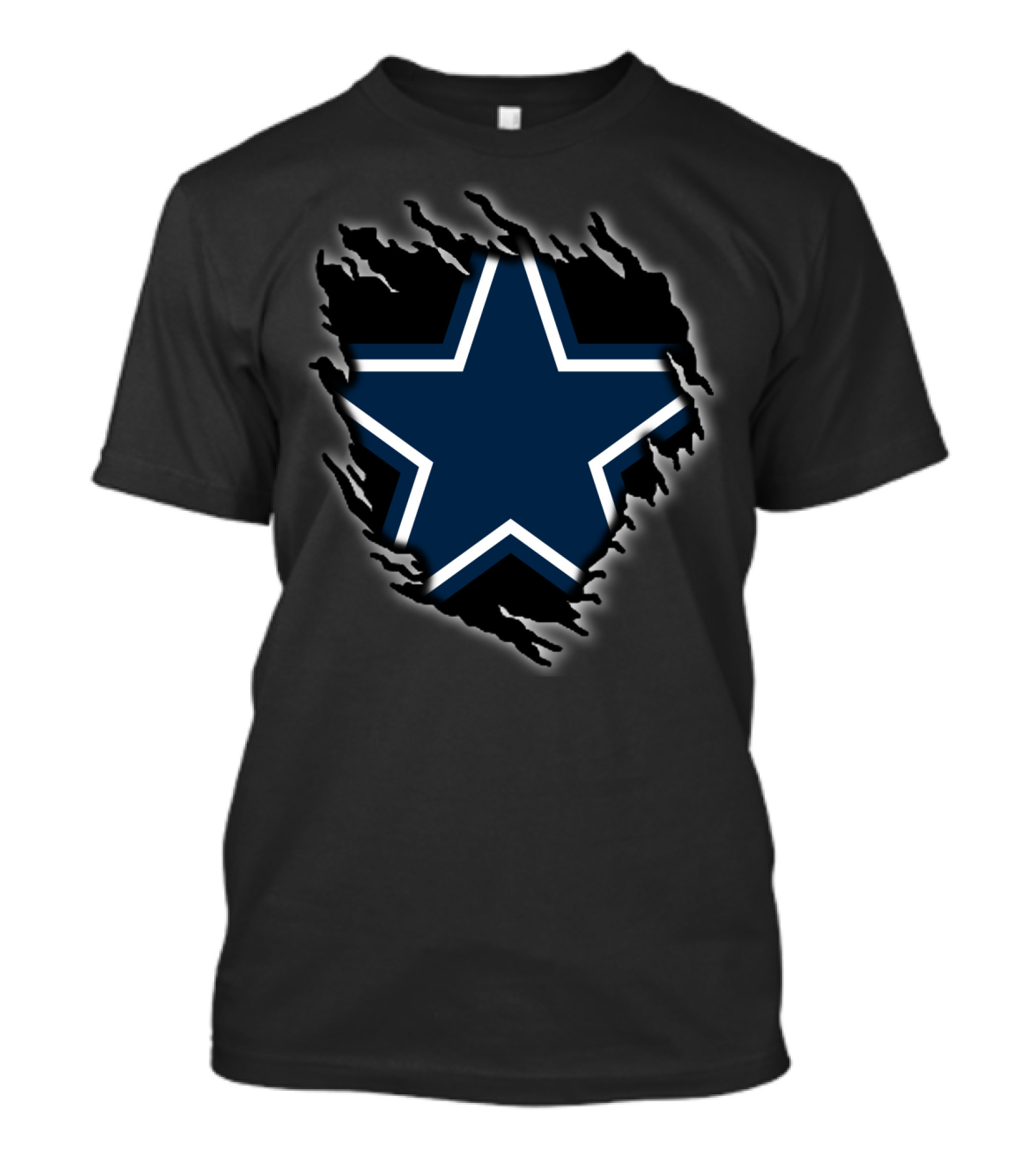 Dallas Cowboys Star Logo Ripped T-Shirt