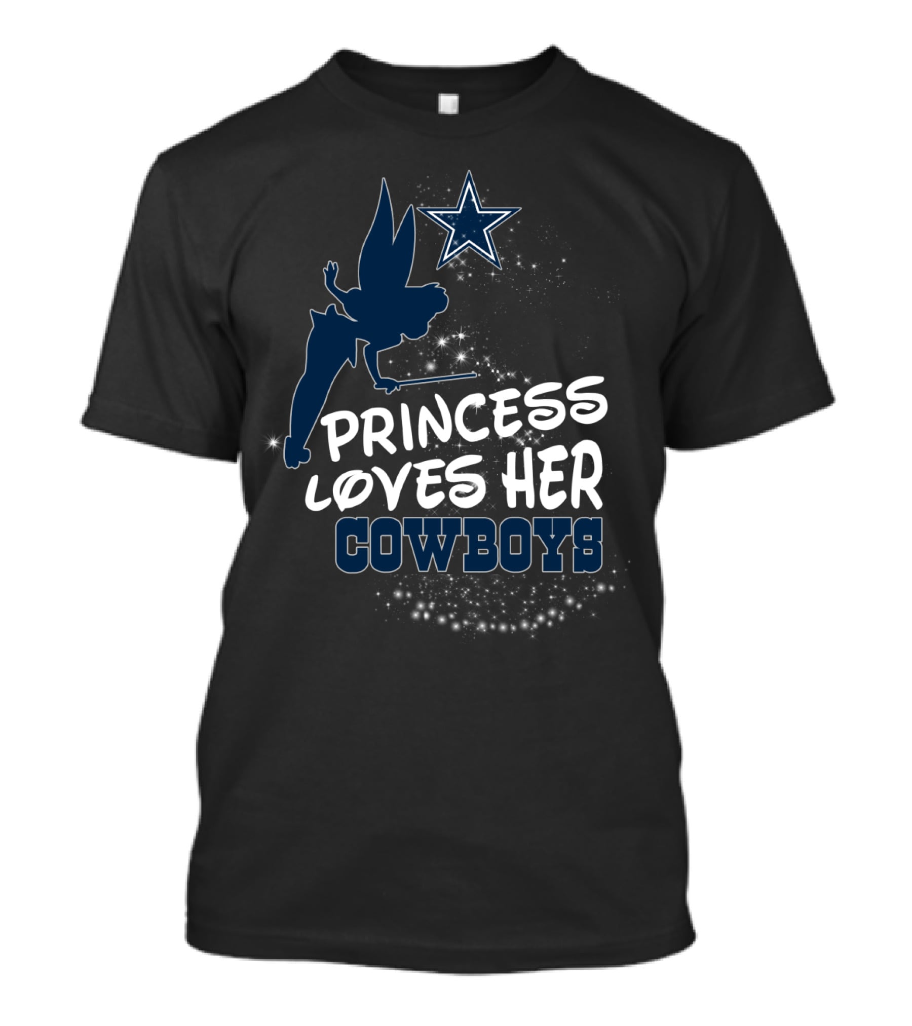 Princess Loves Her Dallas Cowboys Star T-Shirt
