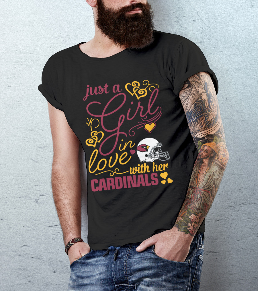 Just A Girl In Love With Her Cardinals T-Shirt