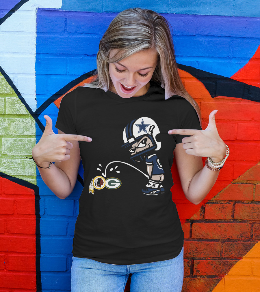 Cowboys Nation Rivalry Symbols Football Humor T-Shirt