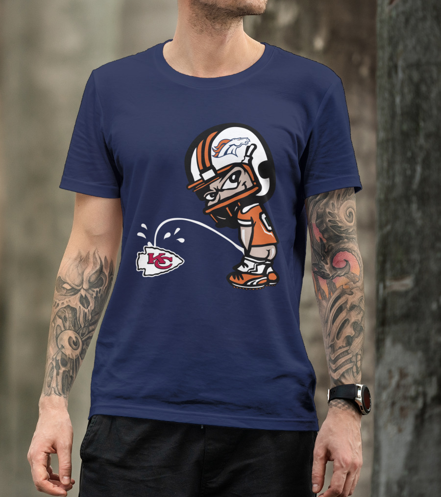 Denver Broncos Kc Rivalry Football Humor T-Shirt