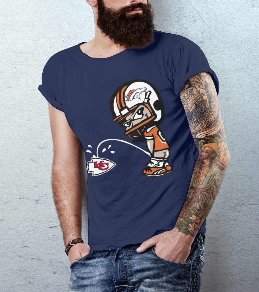 Denver Broncos Kc Rivalry Football Humor T-Shirt