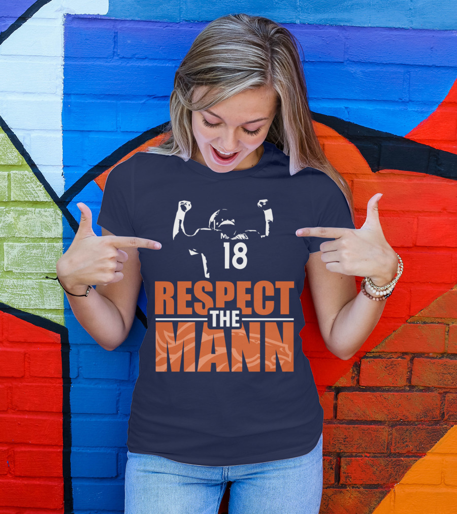 Manning Respect The Mann 18 Denver Broncos T-Shirt