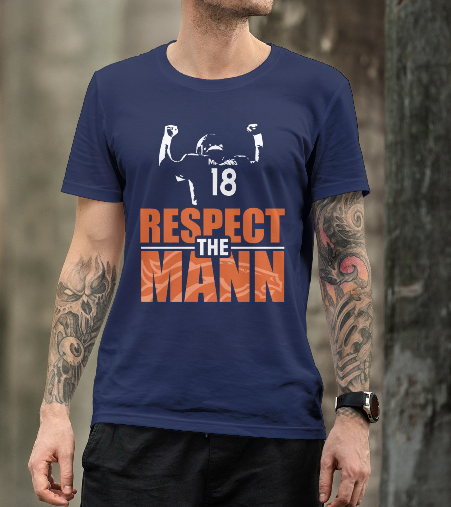 Manning Respect The Mann 18 Denver Broncos T-Shirt