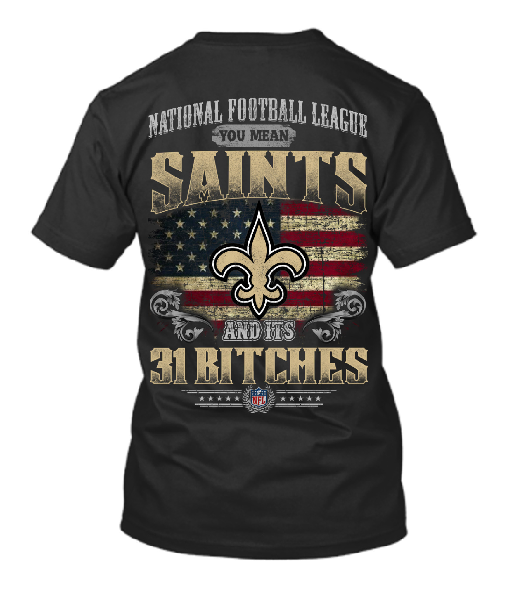 National Football League You Mean Saints And Its 31 Bitches Nfl T-Shirt