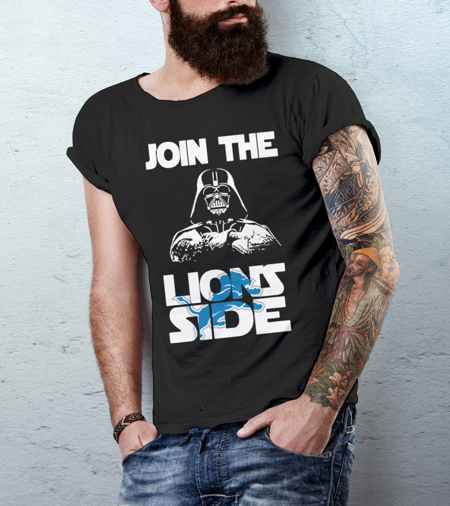 Join The Lions Side Detroit Lions T-Shirt