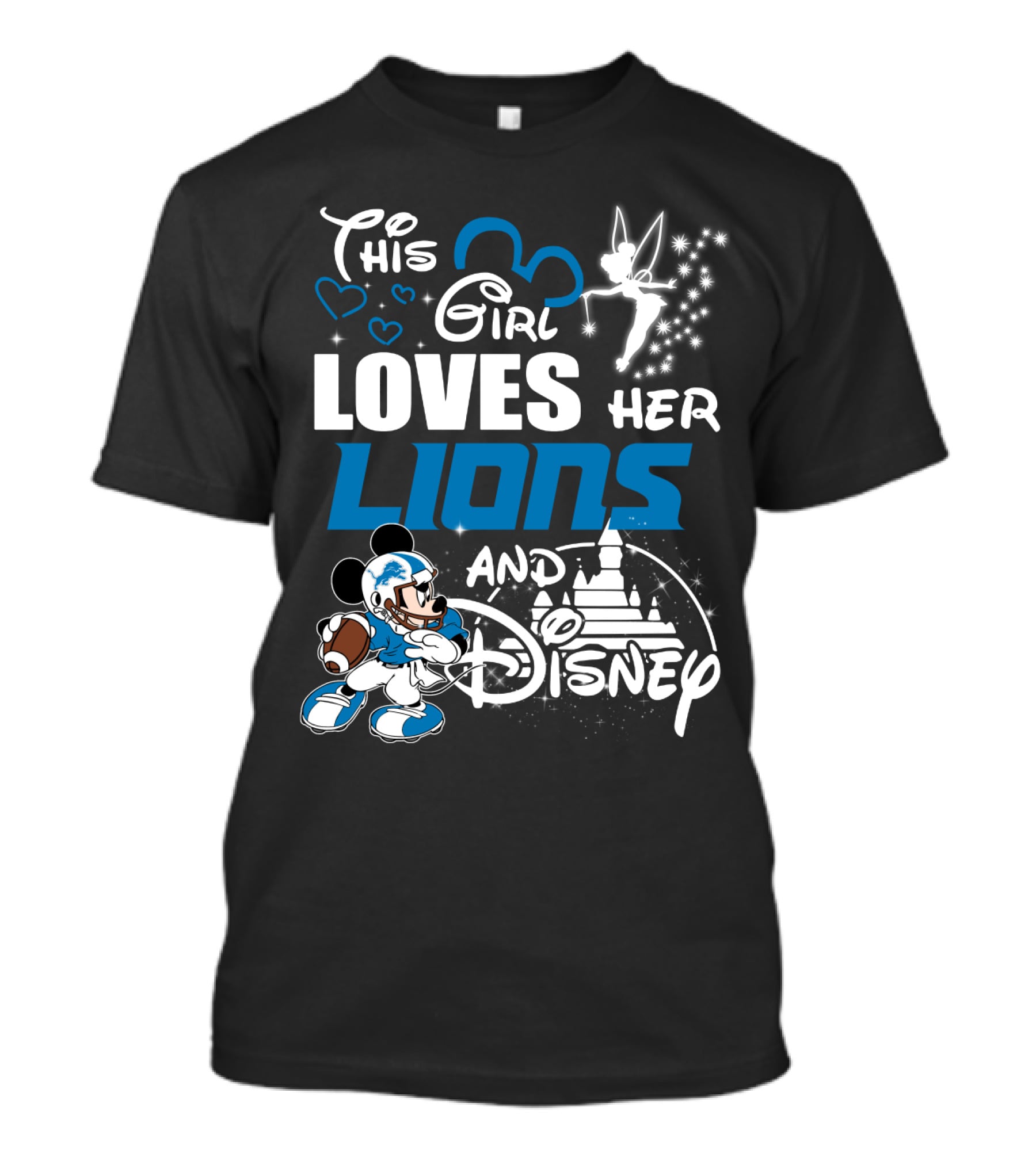 This Girl Loves Her Lions And Disney T-Shirt