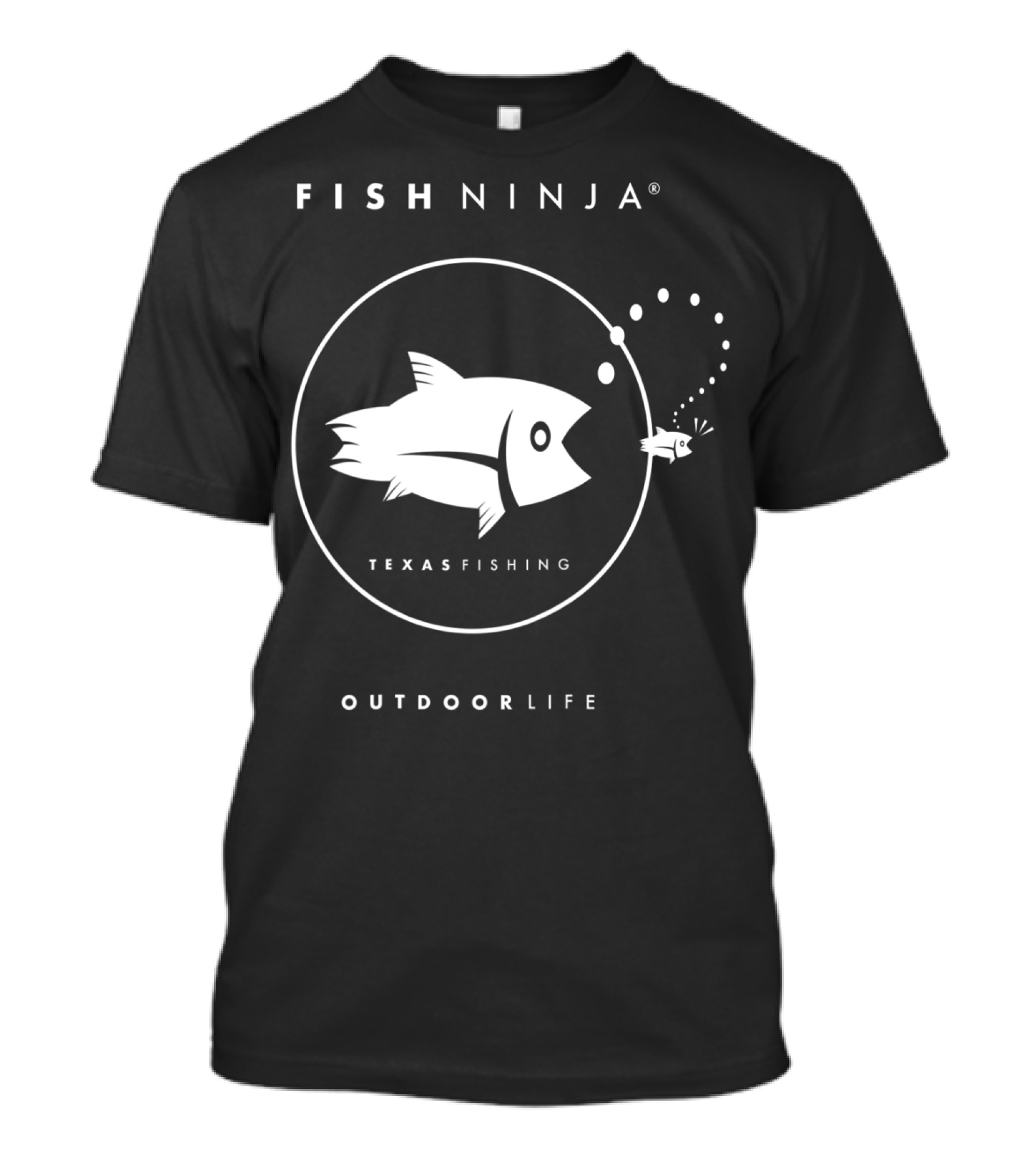 FISH NINJA Texas Fishing Outdoor Life T-Shirt